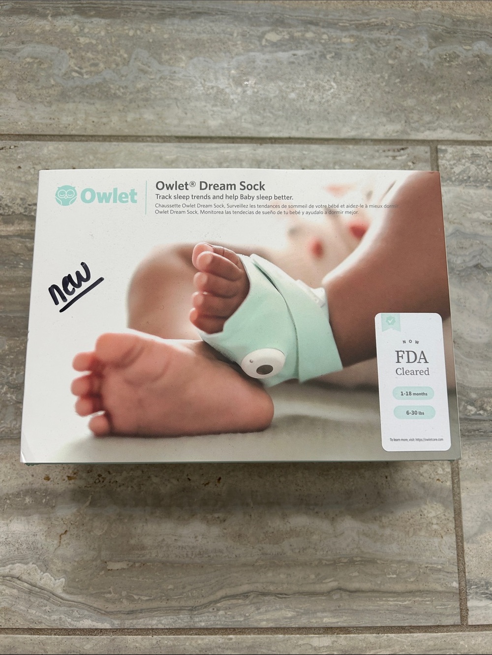 Owlet Dream Sock Baby Monitor - Mint Green